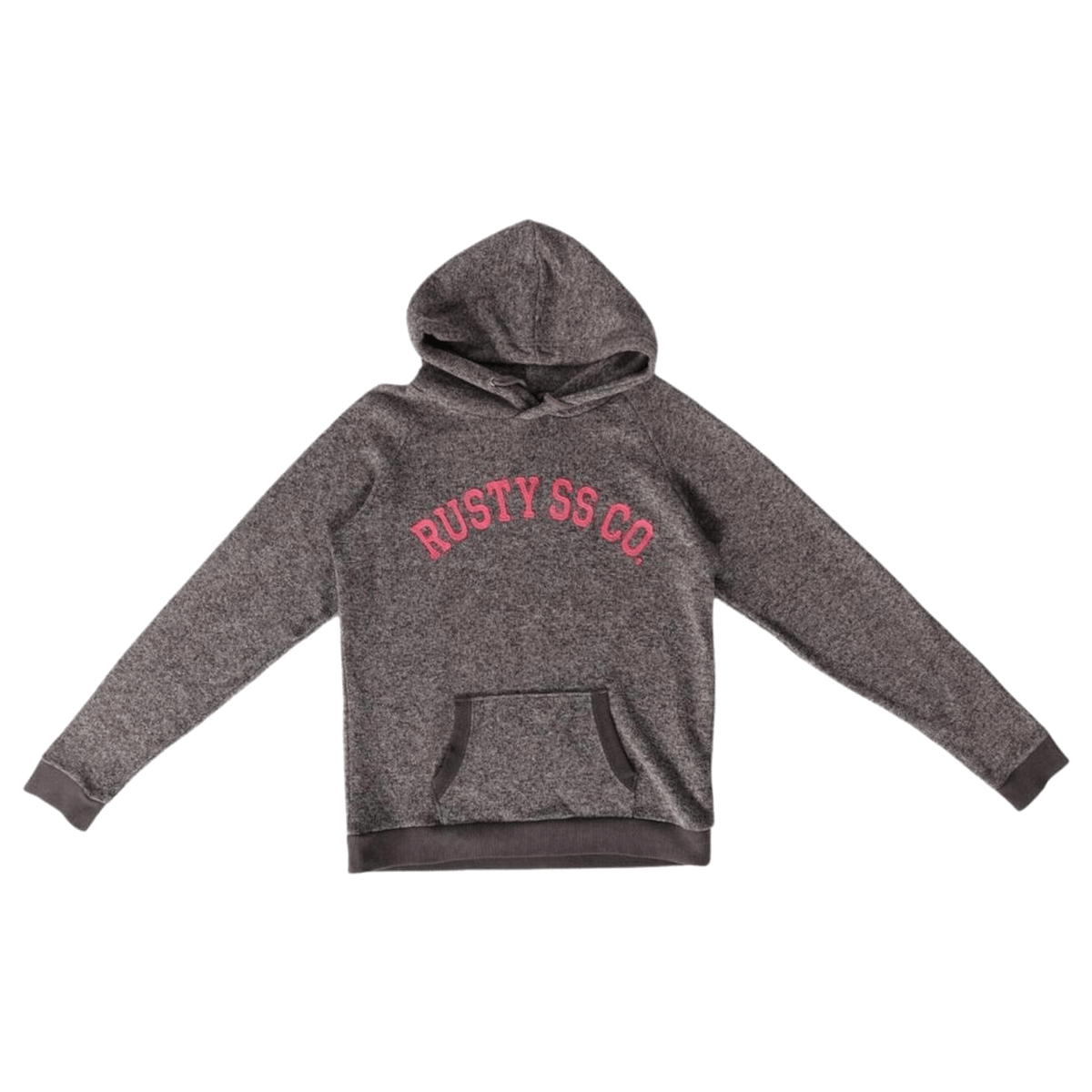 Rusty Surf Women's Y2K Embroidered Hoodie Grey M