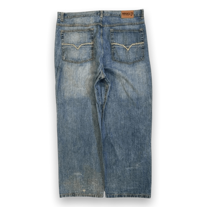 Marq 75 Men's Hip Hop Baggy Denim Jeans Y2K W44 L31