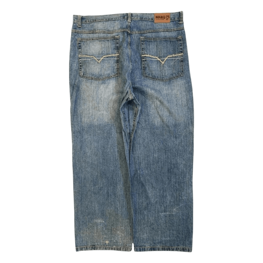 Marq 75 Men's Hip Hop Baggy Denim Jeans Y2K W44 L31