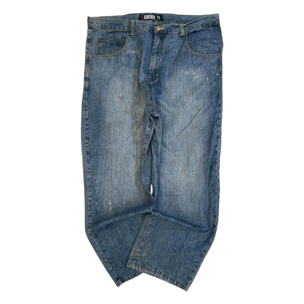 Marq 75 Men's Hip Hop Baggy Denim Jeans Y2K W44 L31