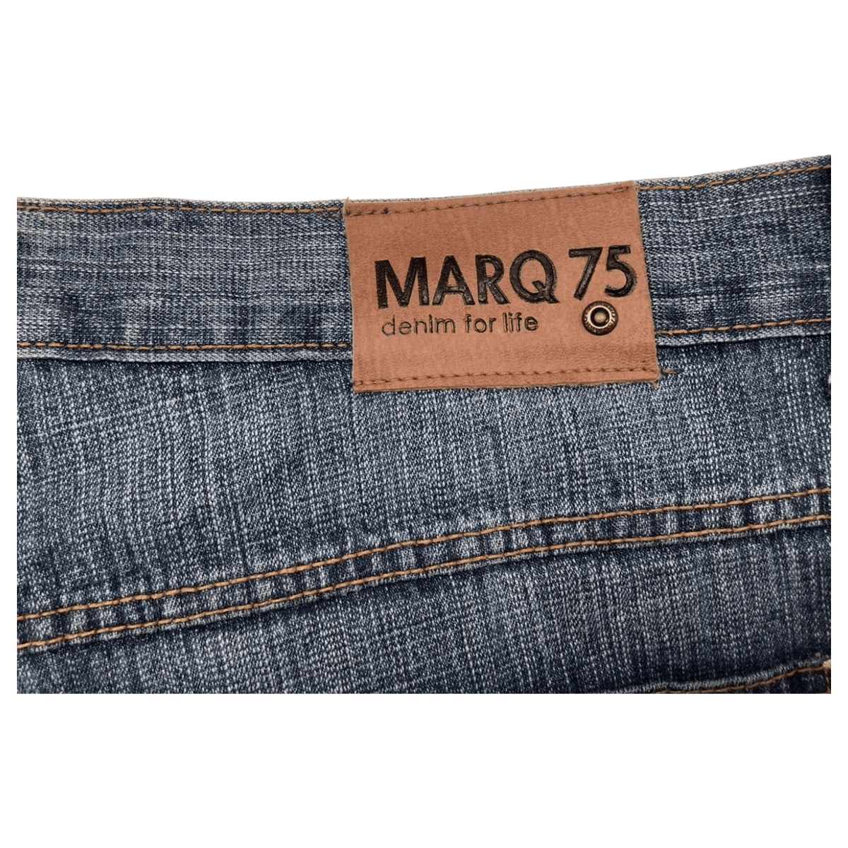 Marq 75 Men's Hip Hop Baggy Denim Jeans Y2K W44 L31