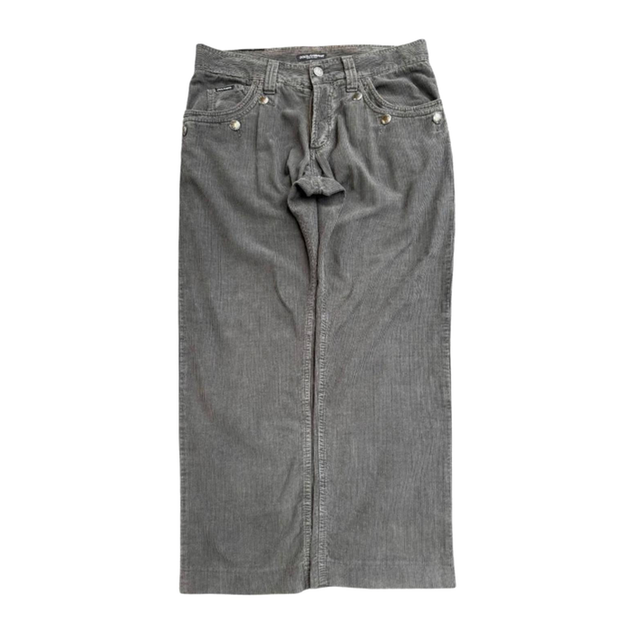 Dolce & Gabana Y2K Vintage Men's Loose Fit Corduroy Jeans W36