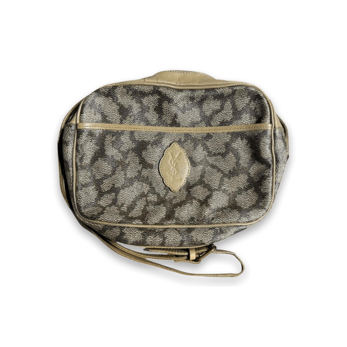 Yves Saint Laurent Vintage 1980s Giraffe Print Shoulder Bag