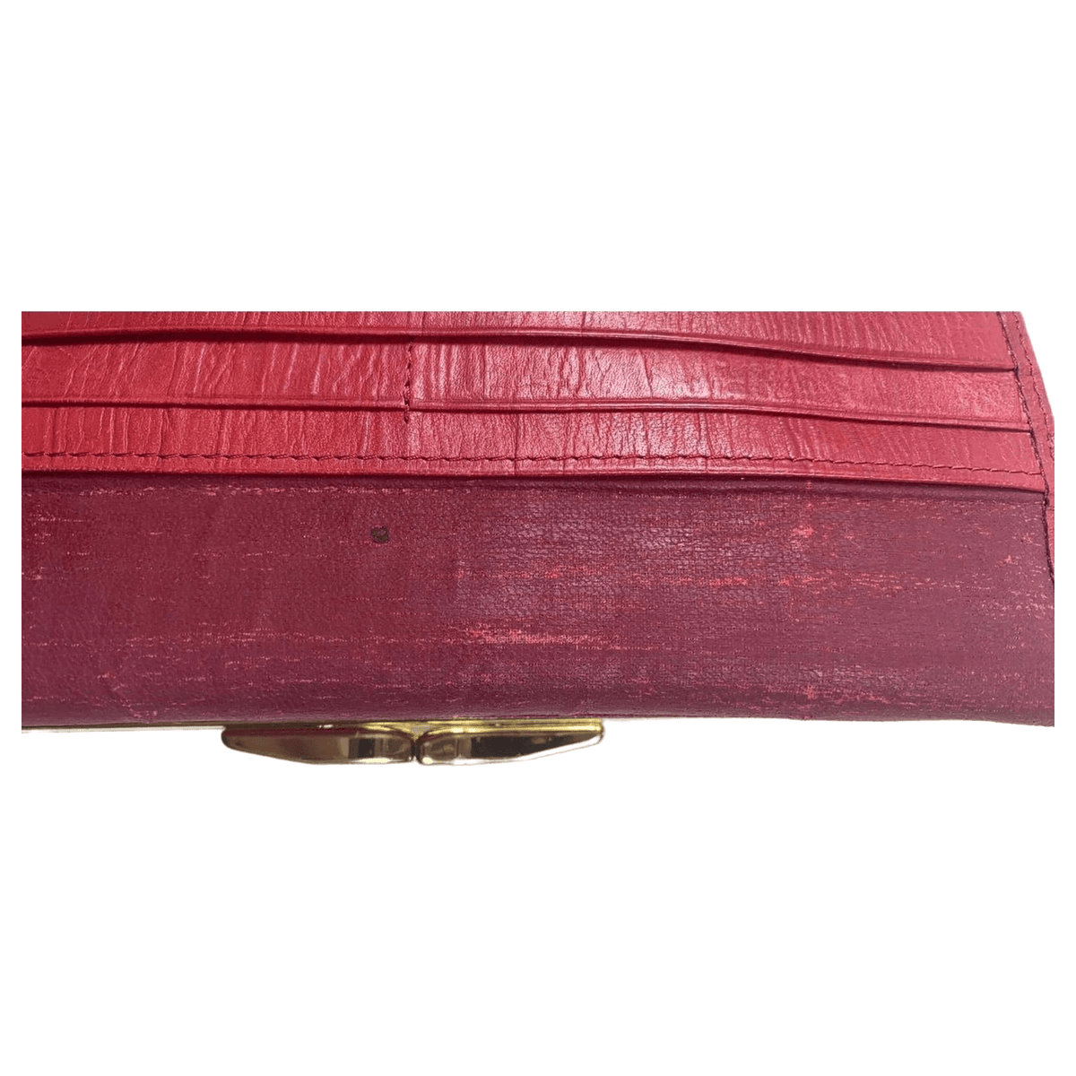 Kansai Yamamoto Femme Classic Vintage Leather Wallet Pink