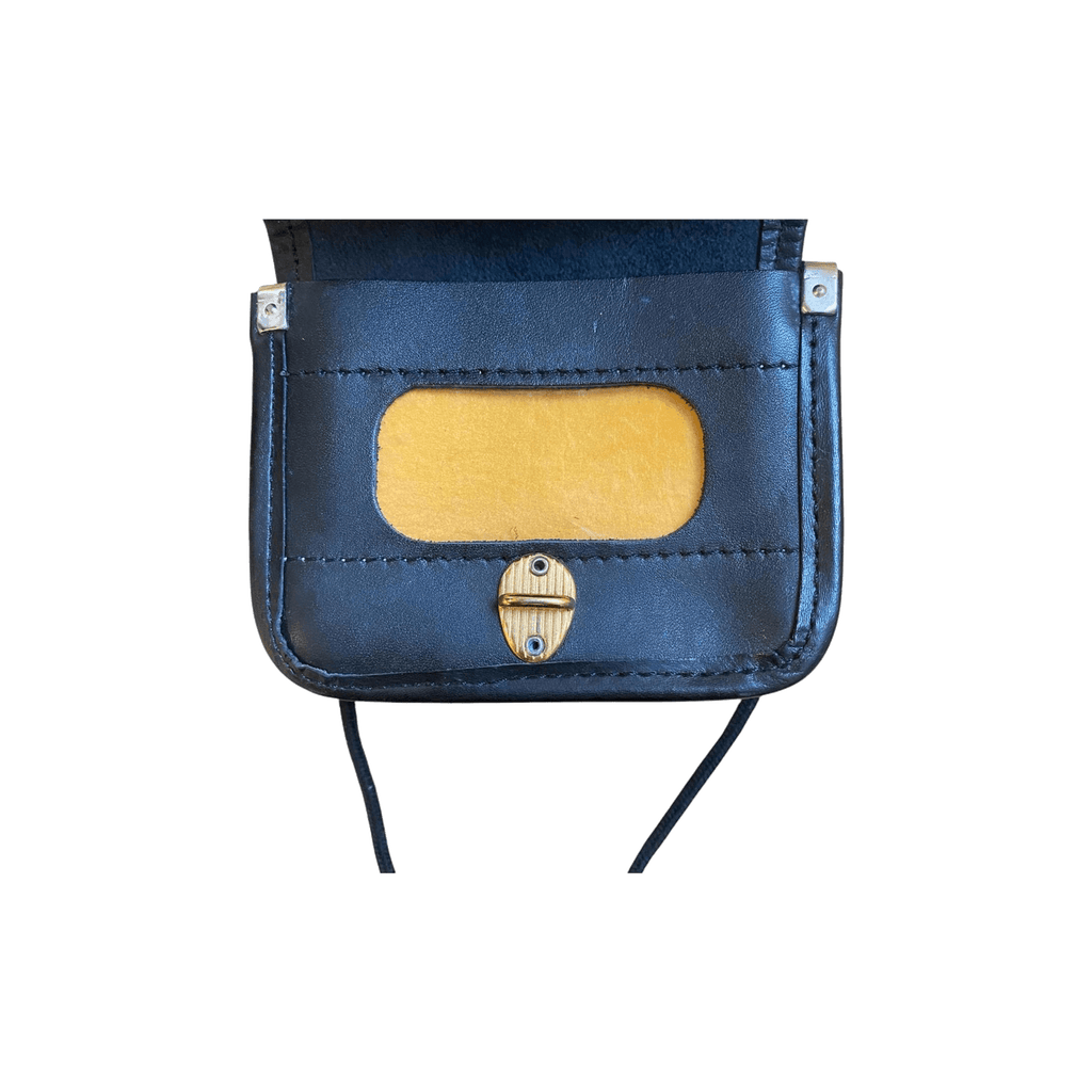Japanese Vintage Micro Mini Leather Shoulder Bag White