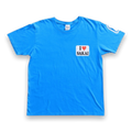 Print Star Japan I Love Sakai Short Sleeve Casual Cotton T Shirt Blue M