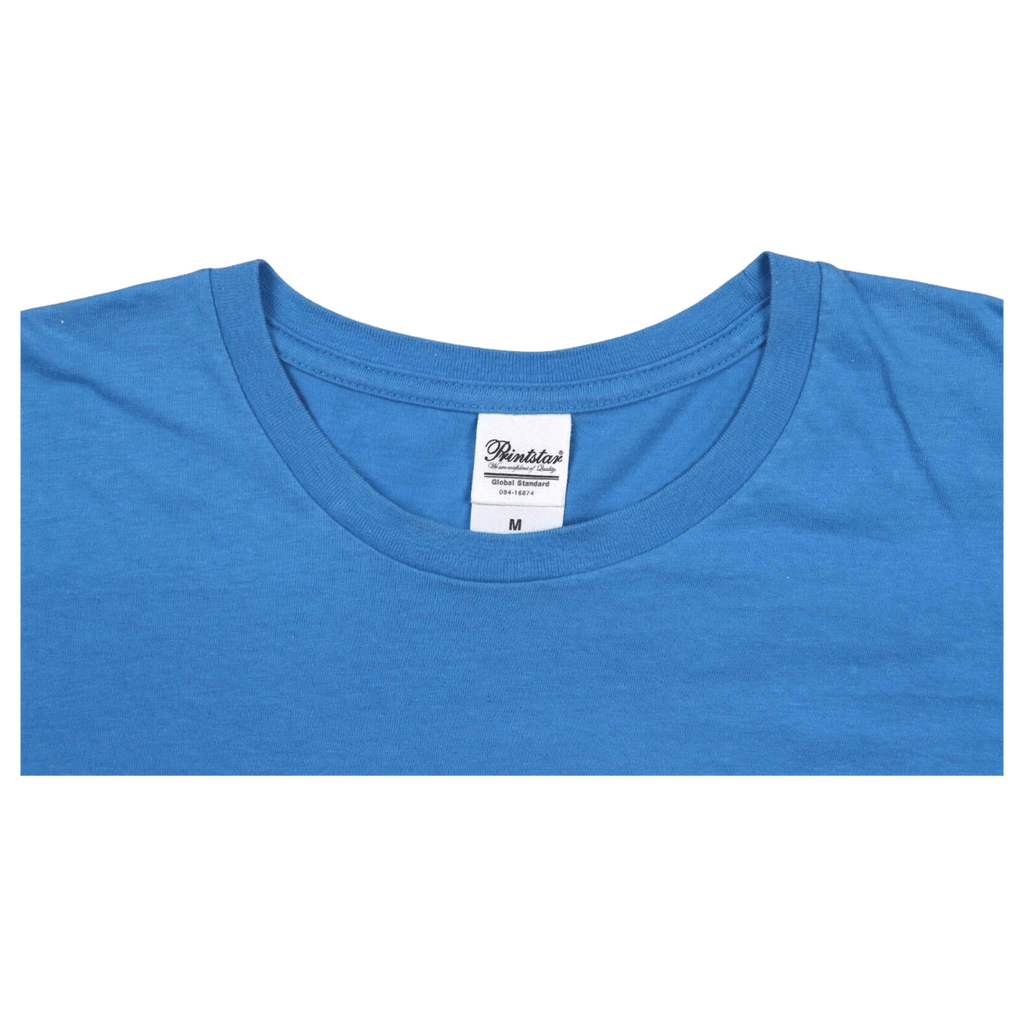 Print Star Japan I Love Sakai Short Sleeve Casual Cotton T Shirt Blue M