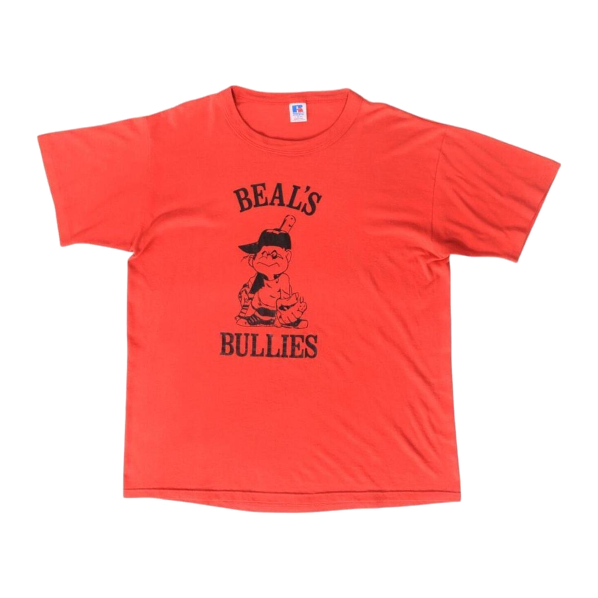 2089 Beal's Bullies 1990 Single Stitch Vintage T Shirt Red M