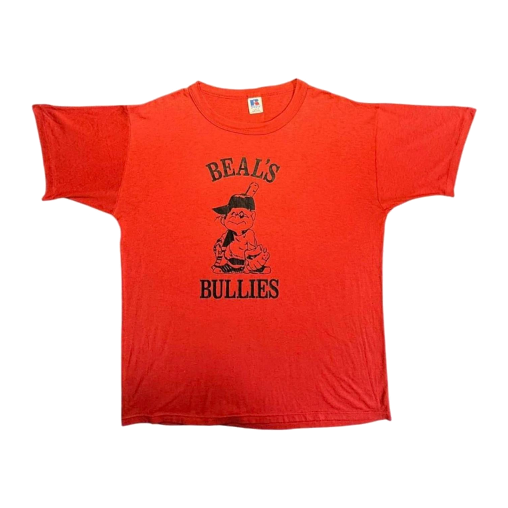 2089 Beal's Bullies 1990 Single Stitch Vintage T Shirt Red M