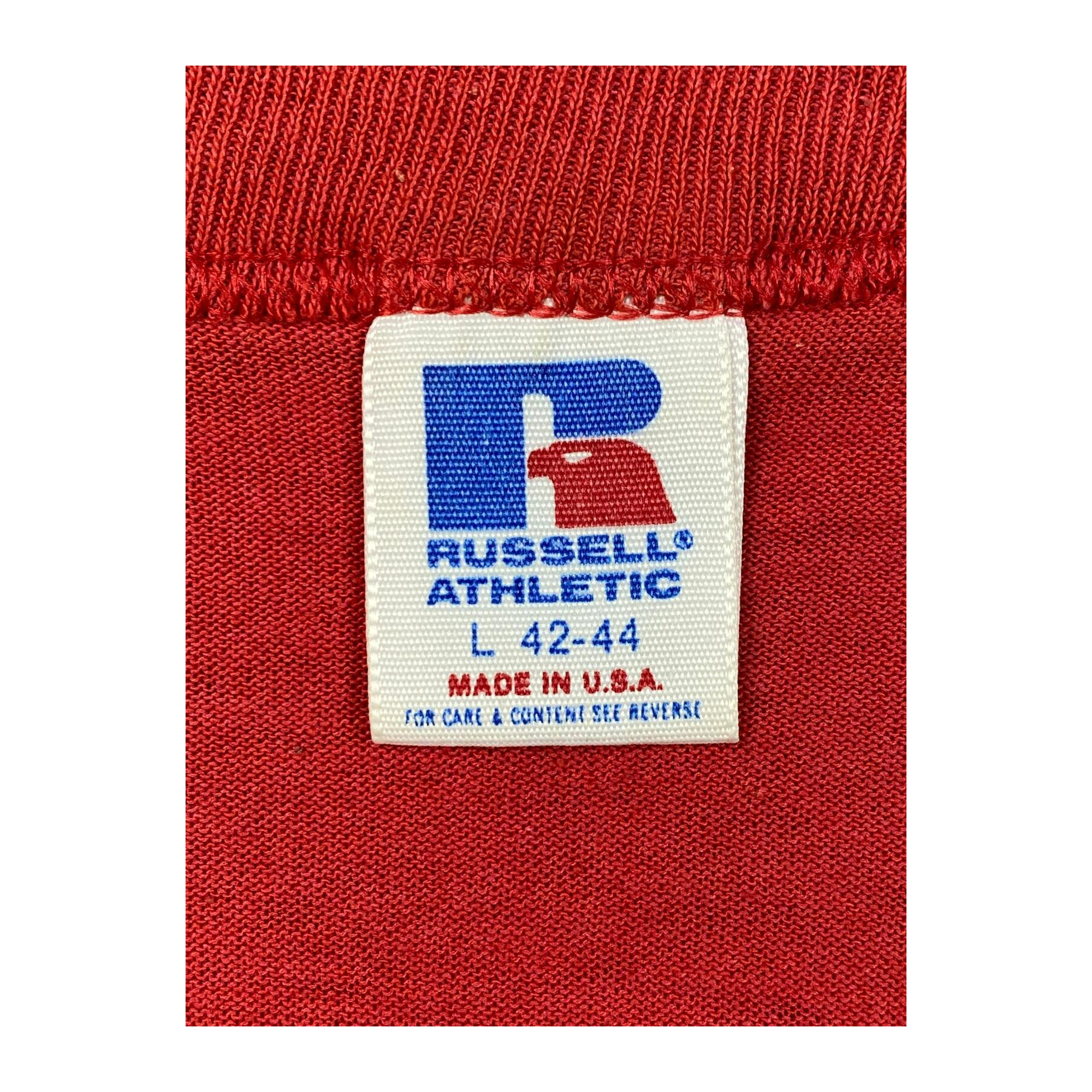 2089 Beal's Bullies 1990 Single Stitch Vintage T Shirt Red M