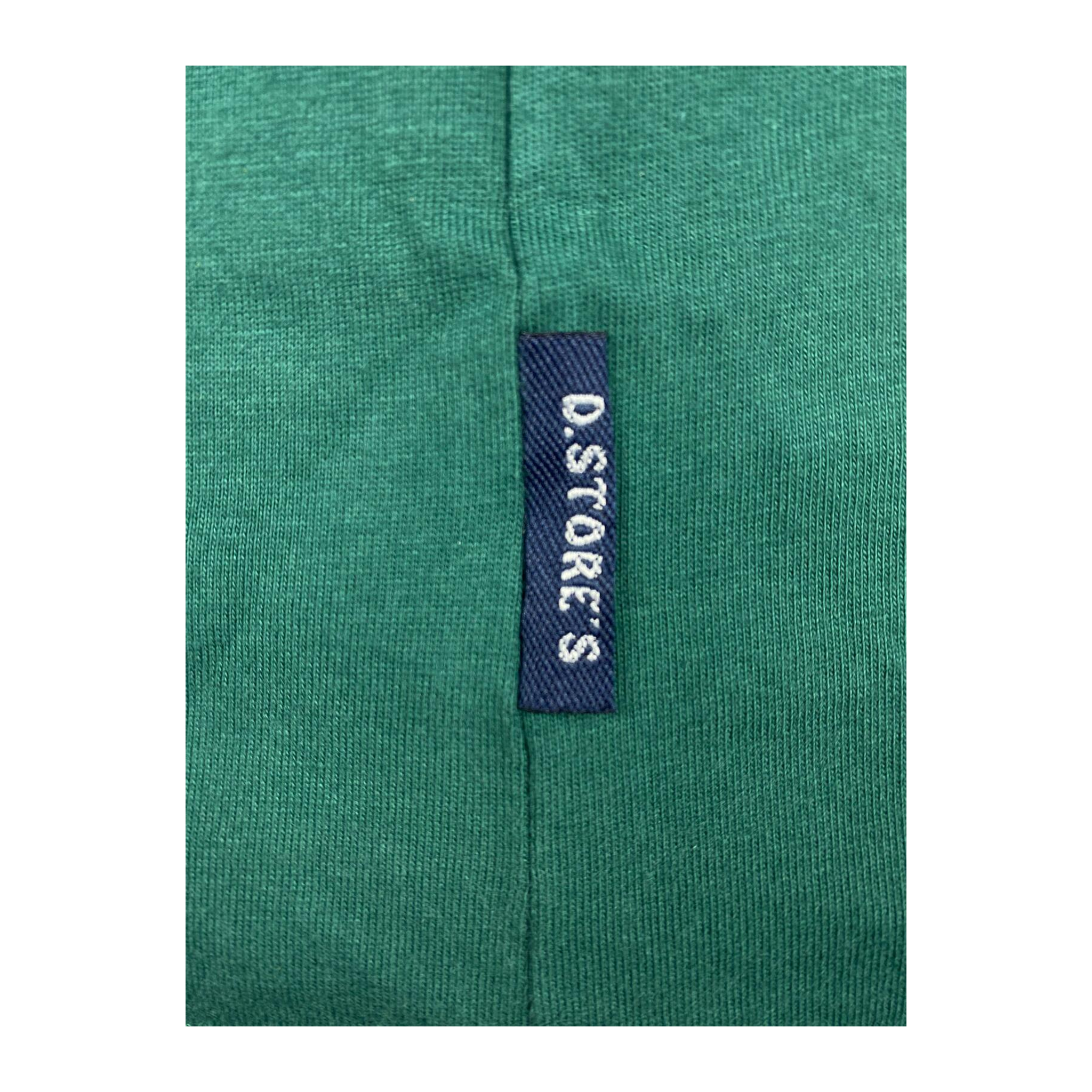 2106 Drug Stores Japan Vintage Y2K Mock Neck Long Sleeve T Shirt Green S