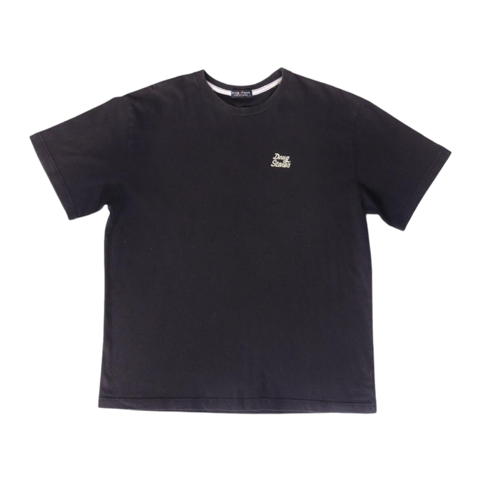 Drug Stores Japan Y2K Vintage Short Sleeve Graphic T Shirt Black L