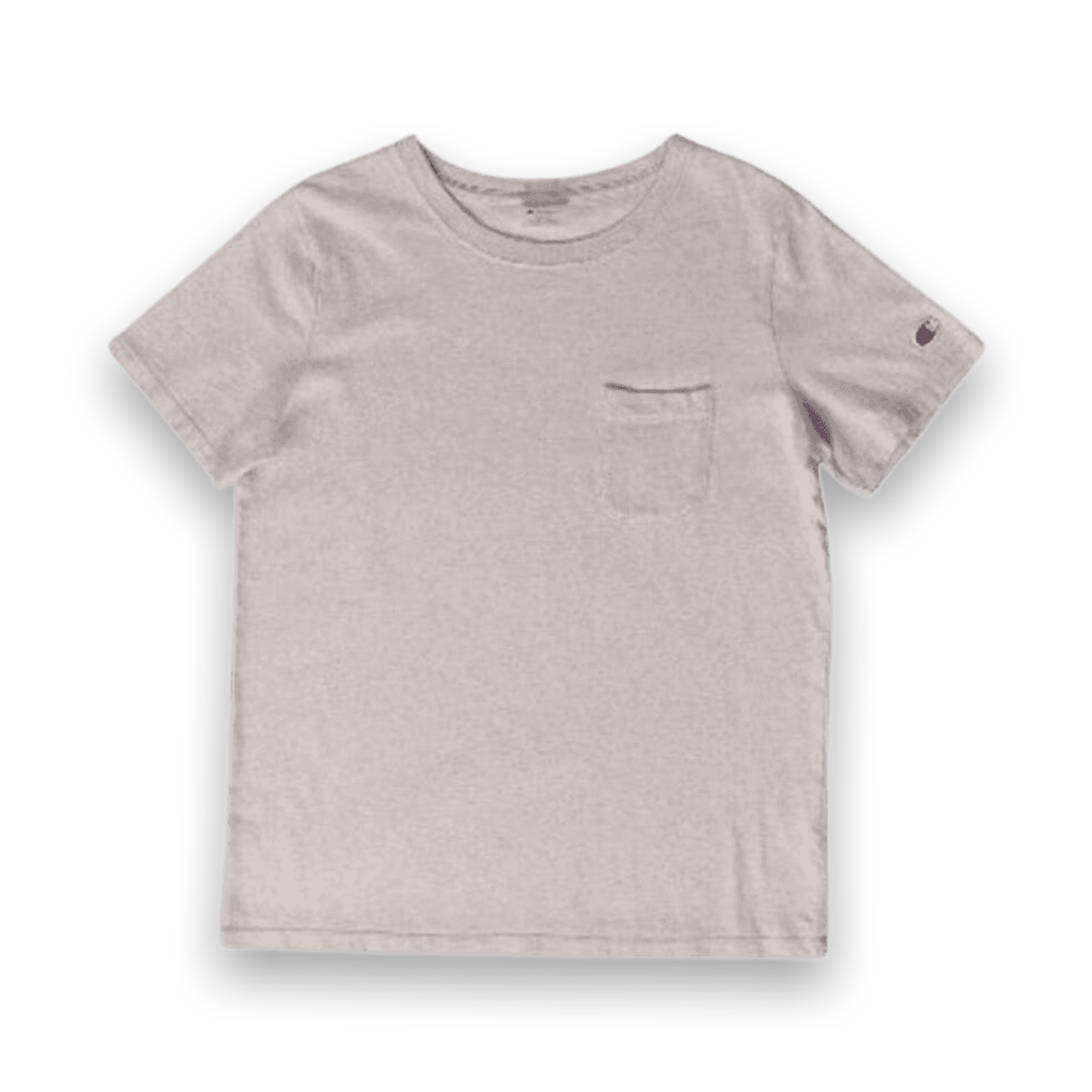 Vintage Champion 90s Front Pocket Grey Short Sleeve T Shirt Grey L