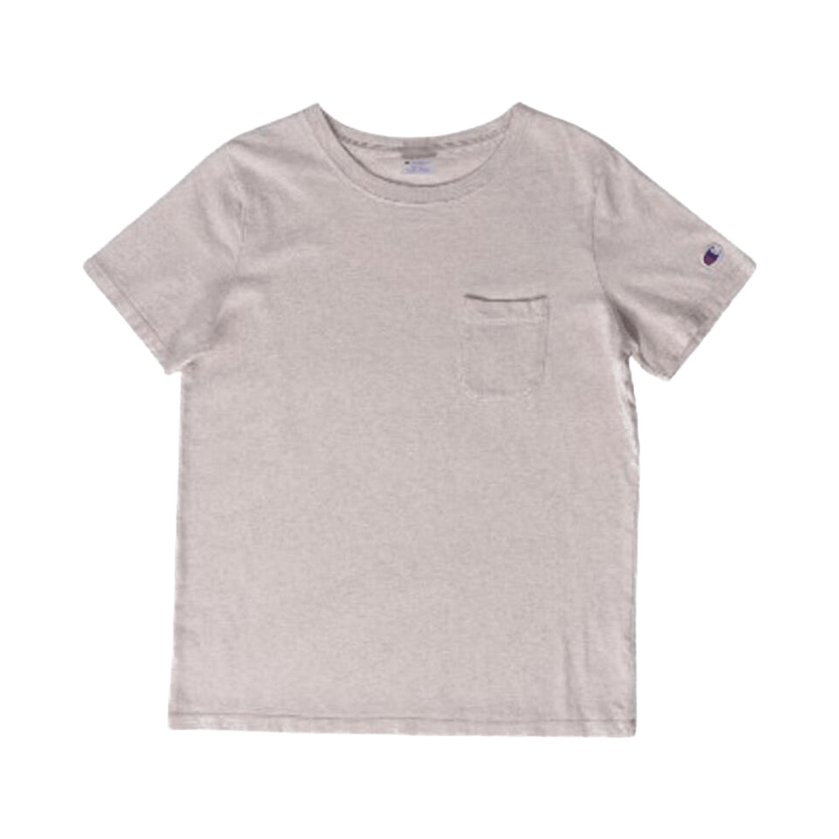 Vintage Champion 90s Front Pocket Grey Short Sleeve T Shirt Grey L
