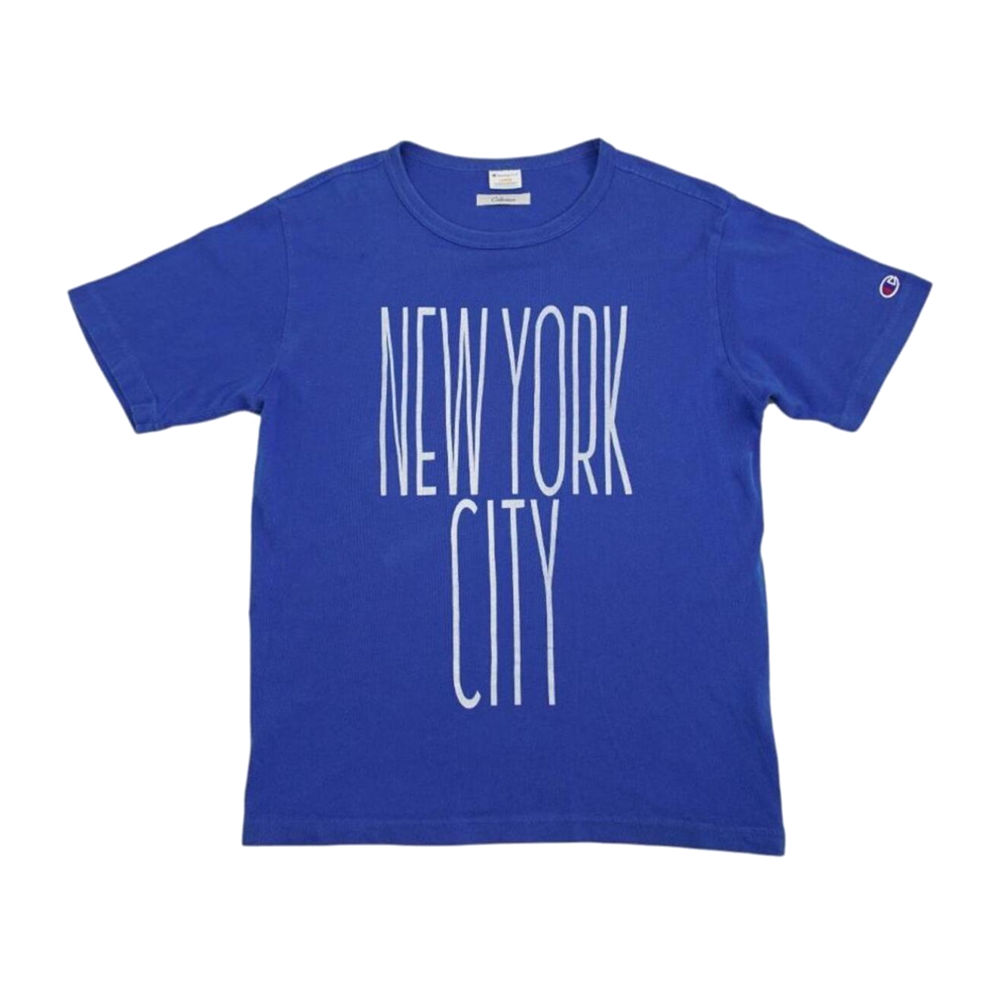 233 Champion Women's New York City Short Sleeve T Shirt Blue L