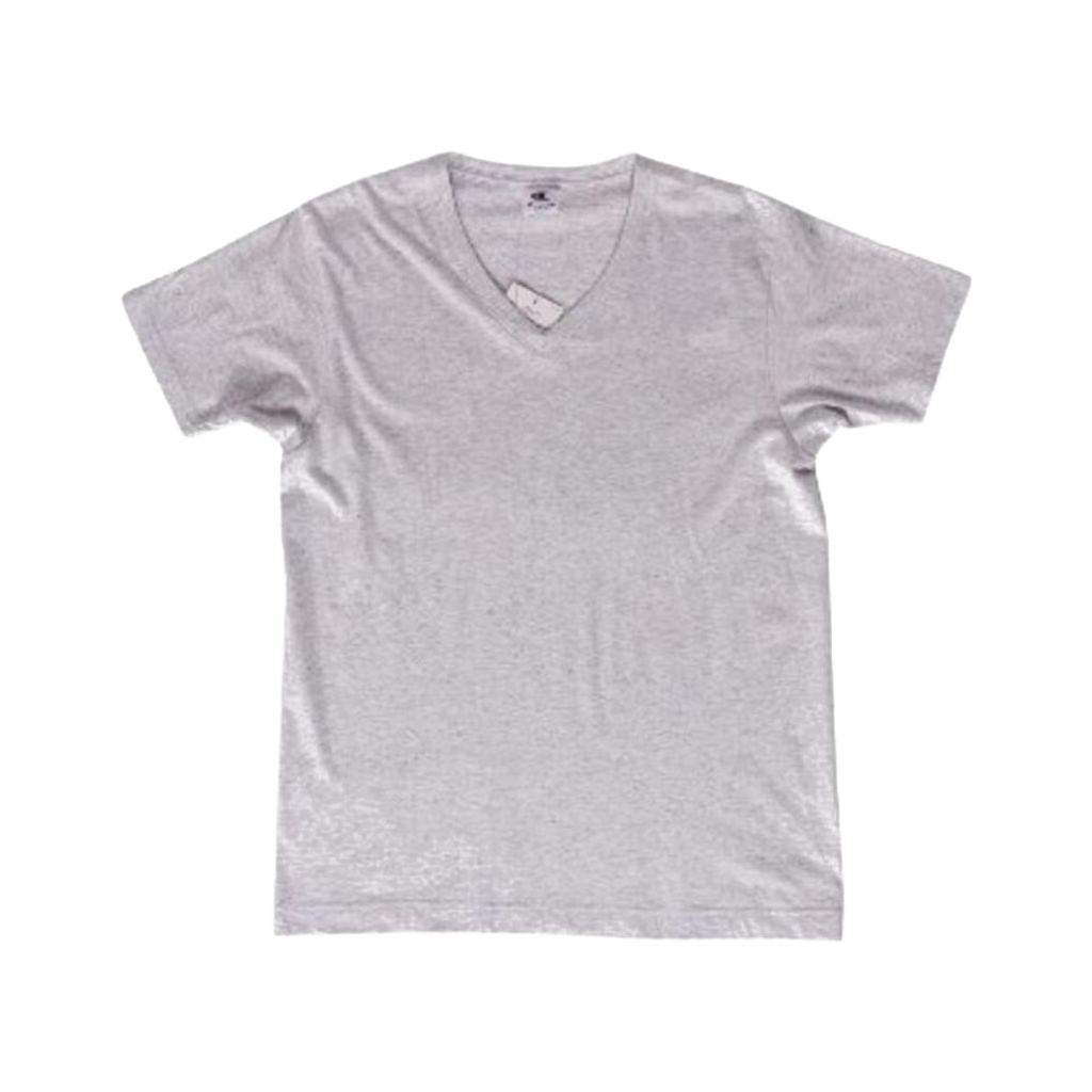 1926 Champion New with Tag V Neck Short Sleeve T Shirt M Grey