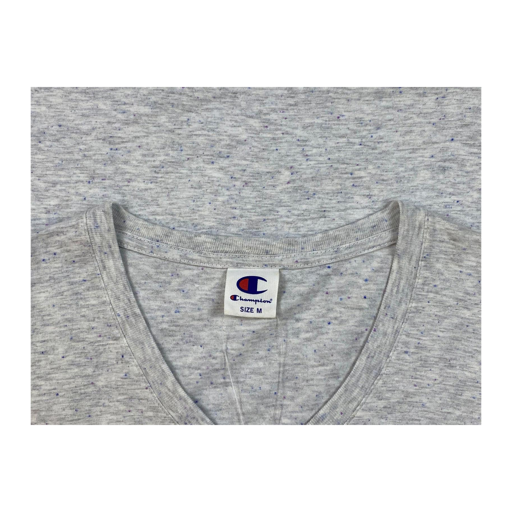 1926 Champion New with Tag V Neck Short Sleeve T Shirt M Grey