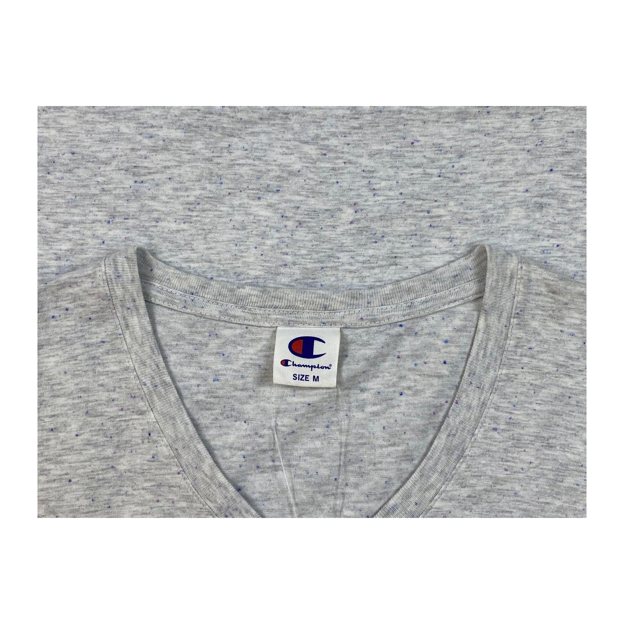 1926 Champion New with Tag V Neck Short Sleeve T Shirt M Grey
