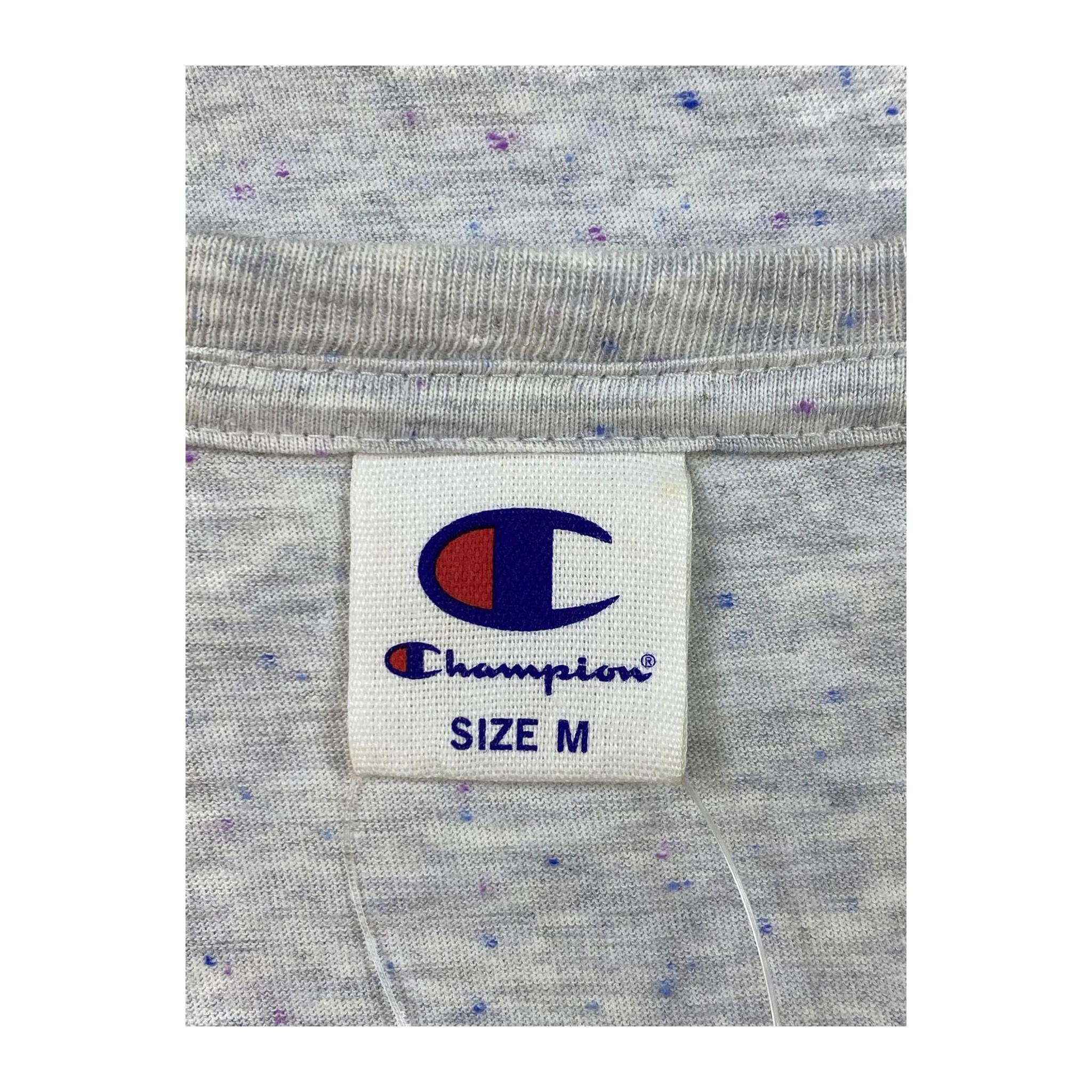 1926 Champion New with Tag V Neck Short Sleeve T Shirt M Grey