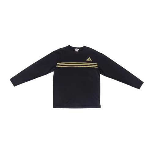 1756 Adidas Sportswear 3 Stripe ClimaLite Long Sleeve T Shirt L