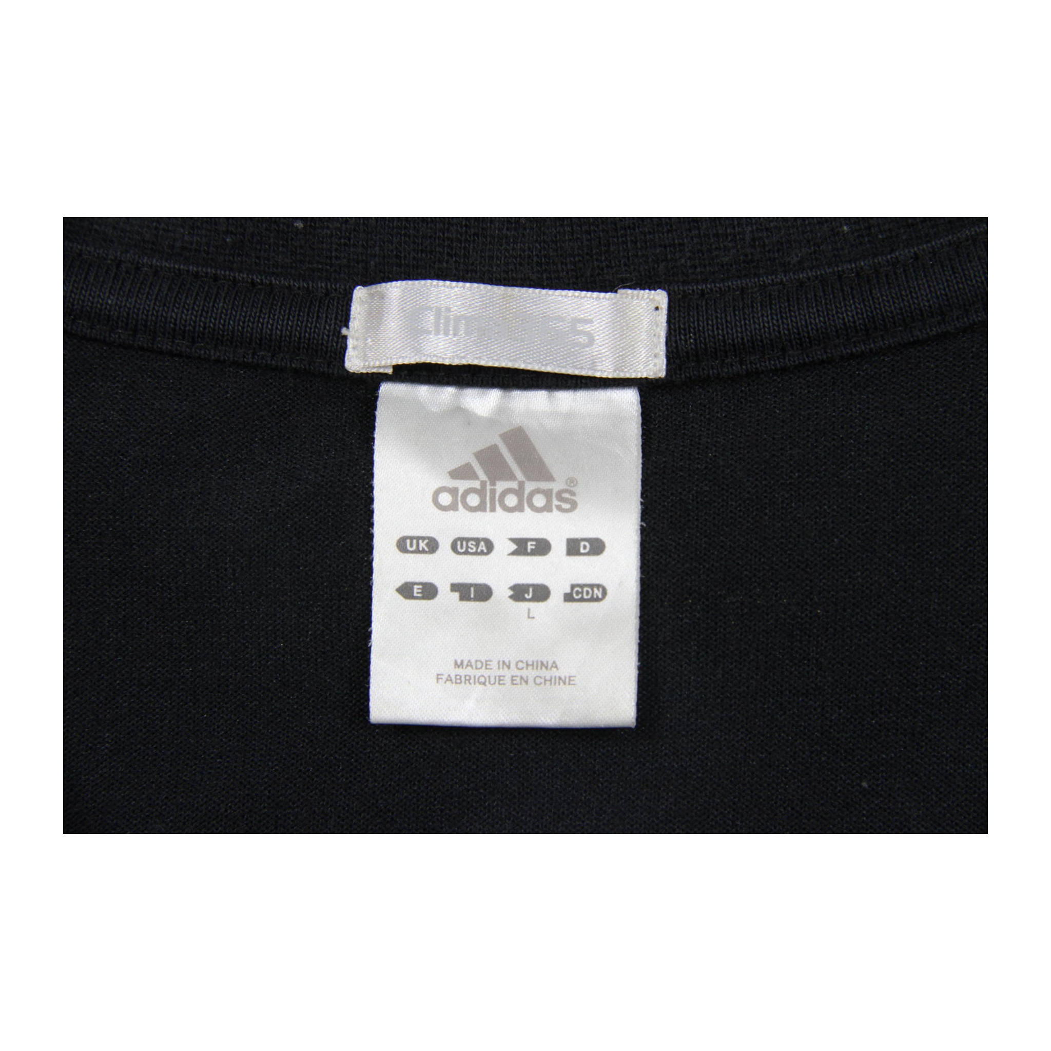 1756 Adidas Sportswear 3 Stripe ClimaLite Long Sleeve T Shirt L