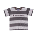 1913 Champion Striped Rugby Short Sleeve Shirt Grey Youth S