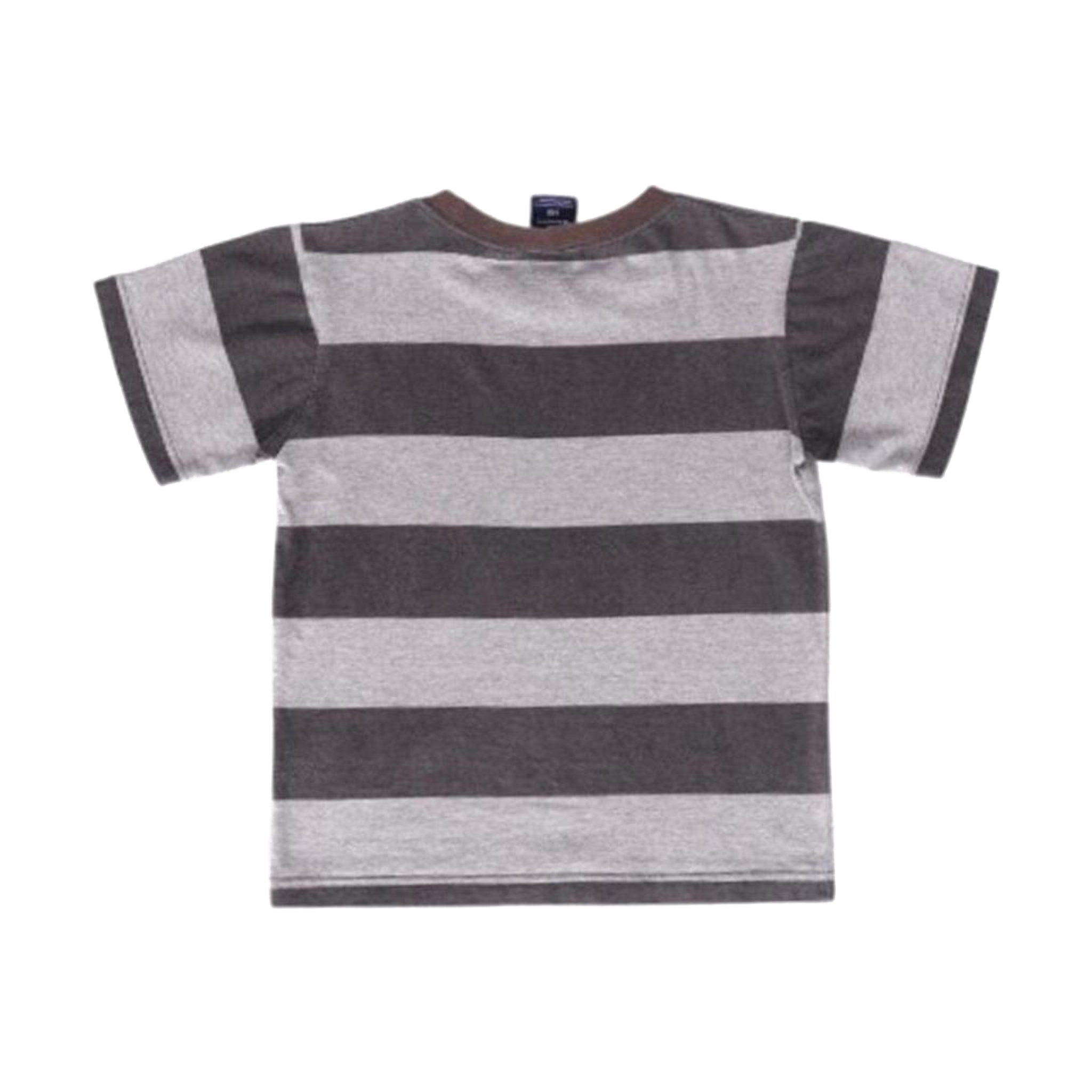1913 Champion Striped Rugby Short Sleeve Shirt Grey Youth S