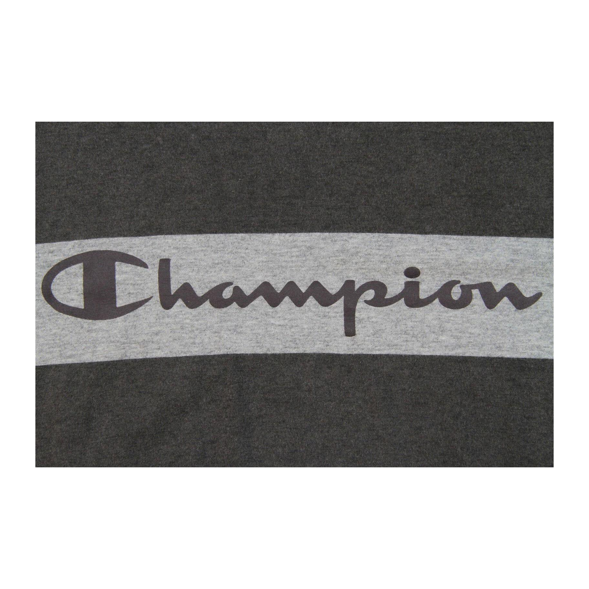 1913 Champion Striped Rugby Short Sleeve Shirt Grey Youth S