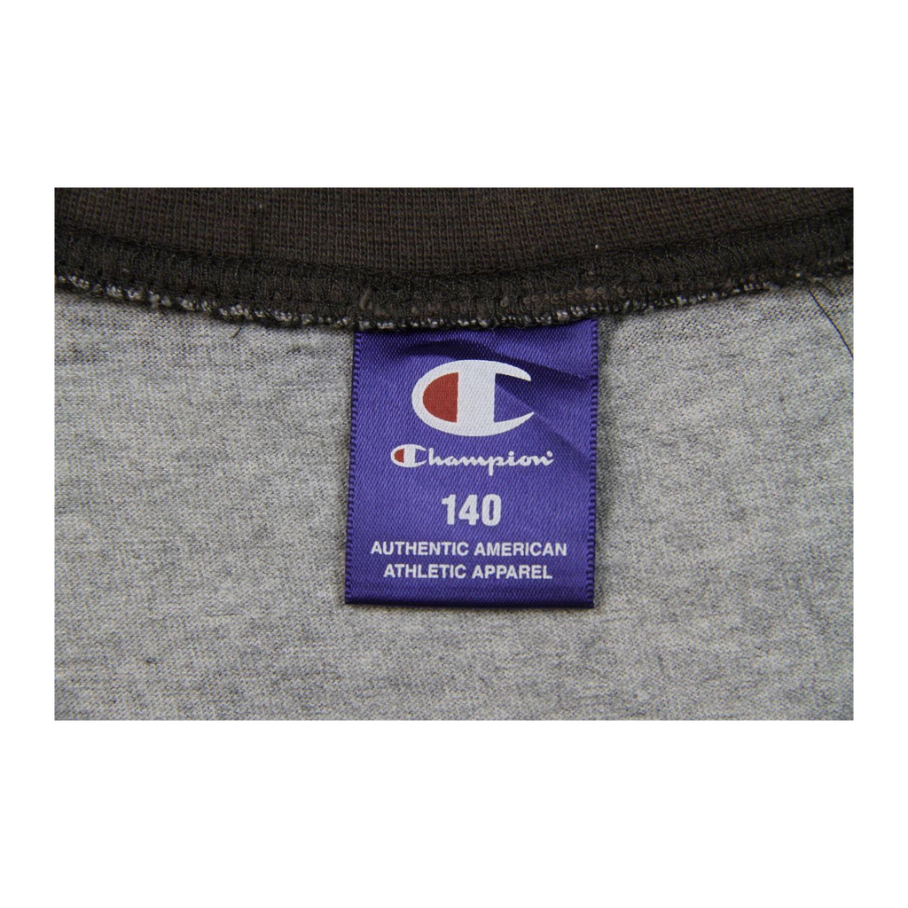 1913 Champion Striped Rugby Short Sleeve Shirt Grey Youth S