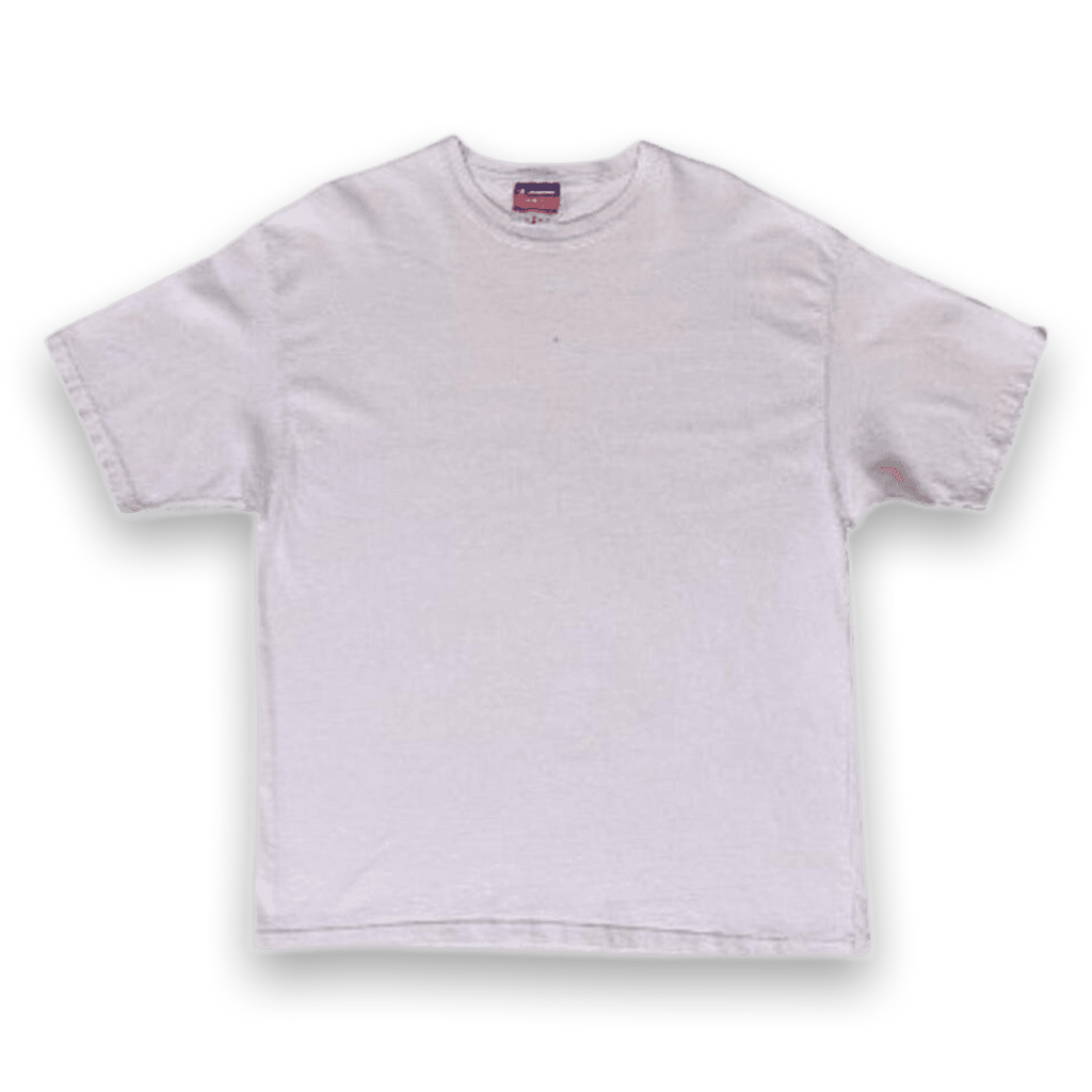 Vintage Champion White Crew Neck Short Sleeve T Shirt M