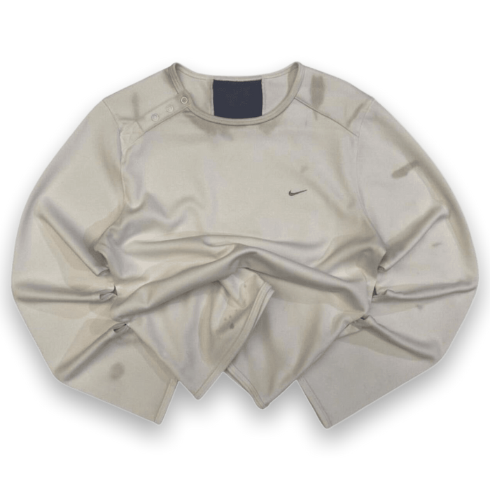 Nike Long Sleeve Athletic Shirt White S