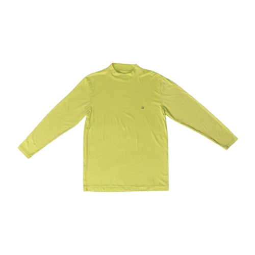 1755 Champion Lime Green Long Sleeve Compression Base Layer T Shirt Lime Green L