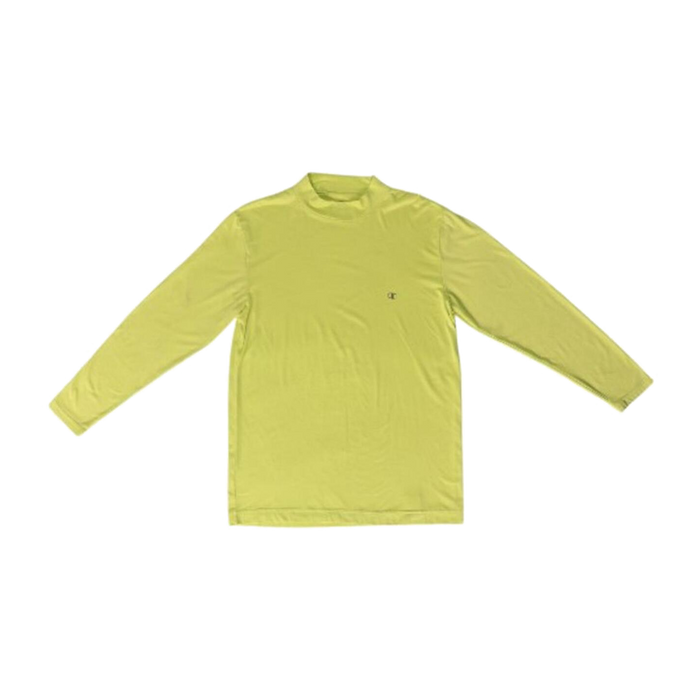 Champion Lime Green Long Sleeve Compression Base Layer T Shirt Lime Green L