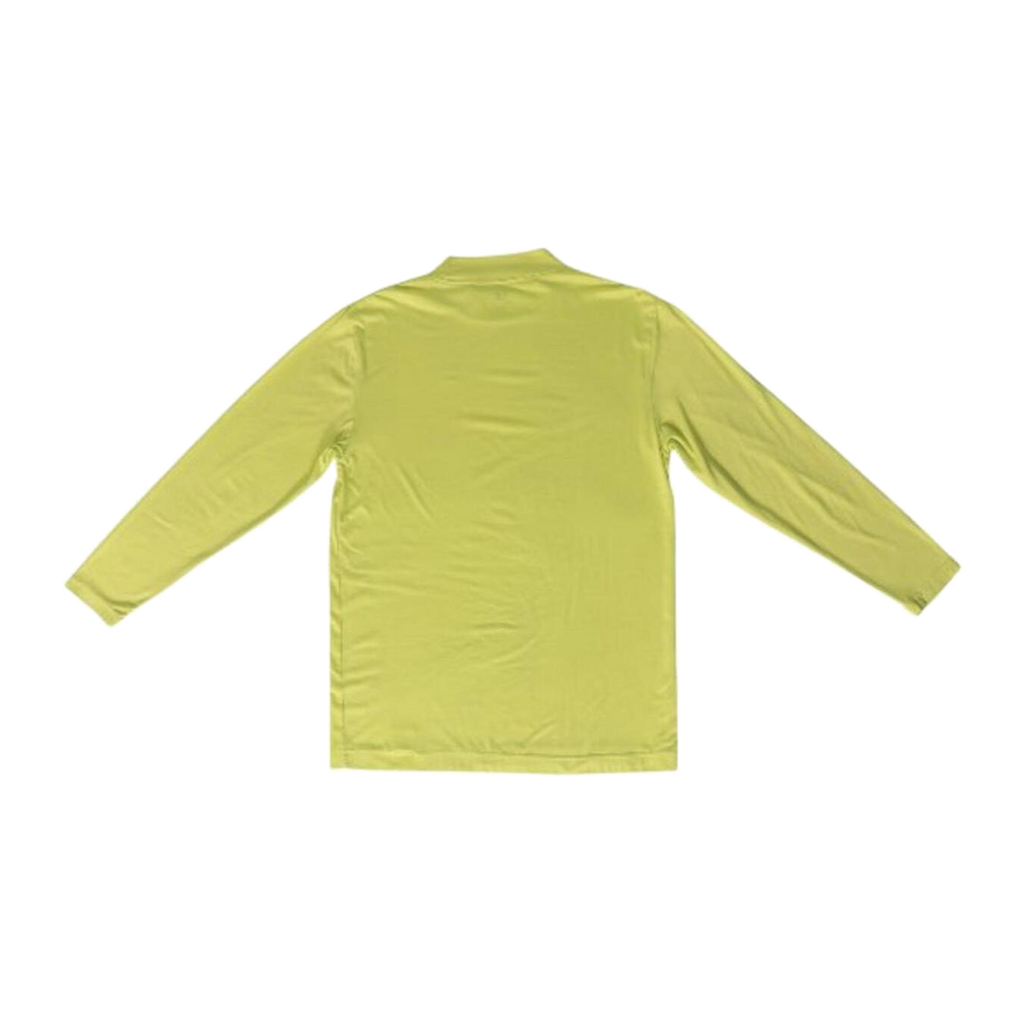 1755 Champion Lime Green Long Sleeve Compression Base Layer T Shirt Lime Green L