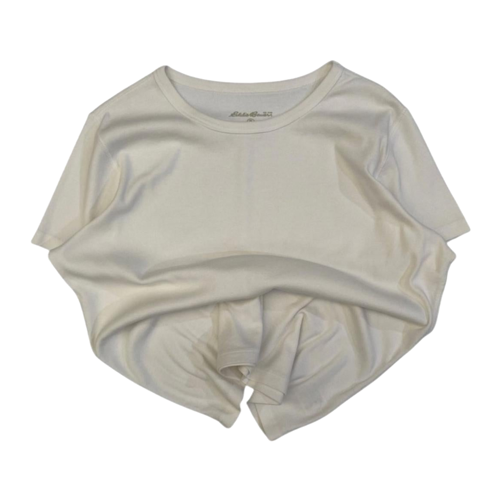 258 Eddie Bauer Short Sleeve T Shirt White XL