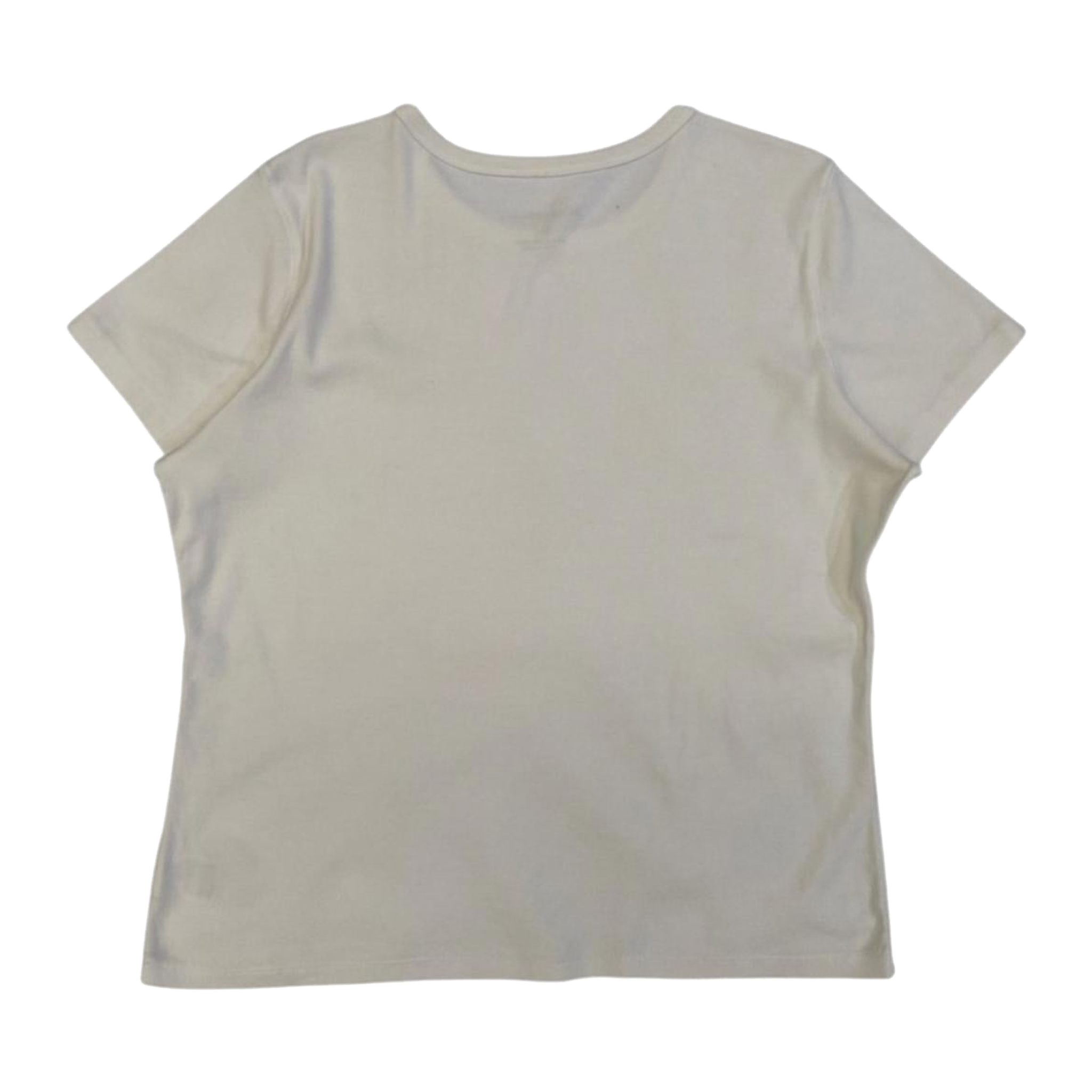 258 Eddie Bauer Short Sleeve T Shirt White XL