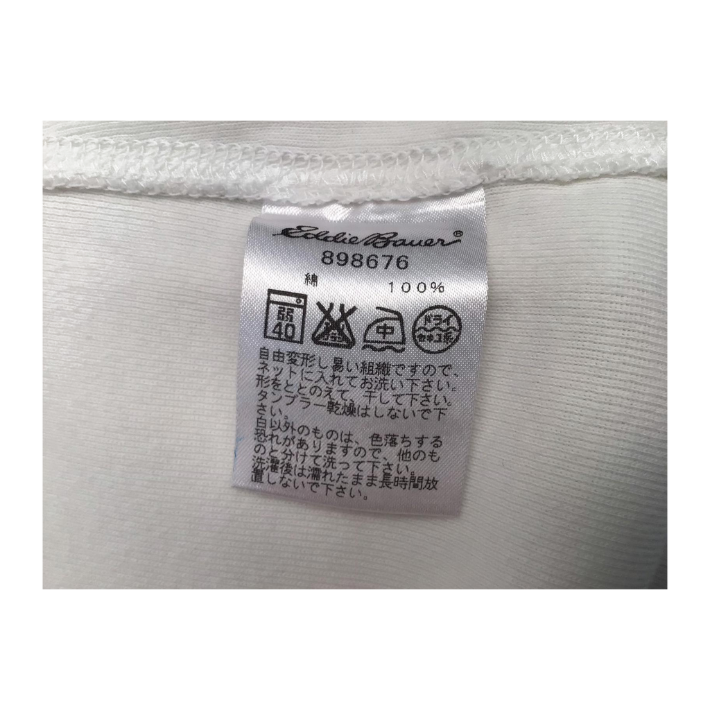 258 Eddie Bauer Short Sleeve T Shirt White XL