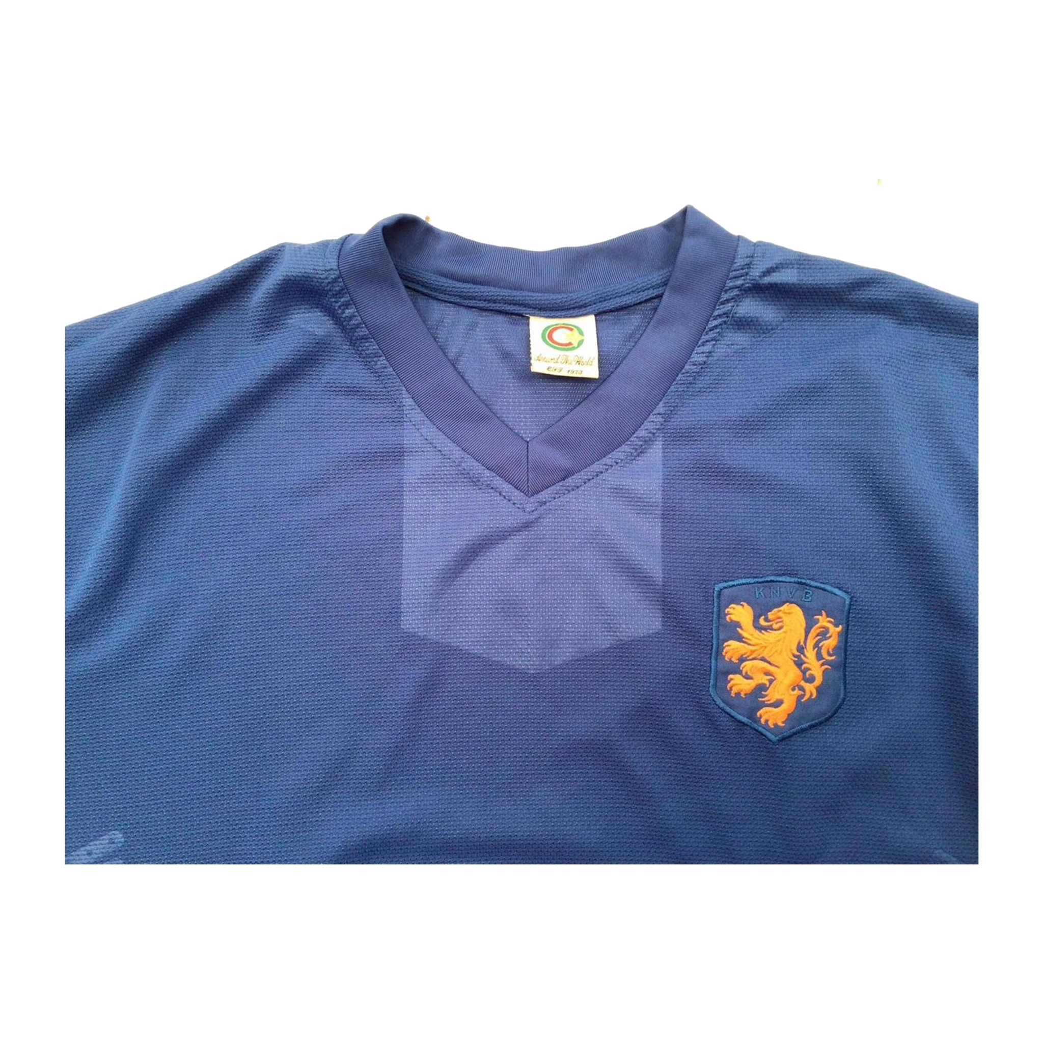 3666 Around the World Asia Y2K Vintage Athletic Soccer Shirt Blue L