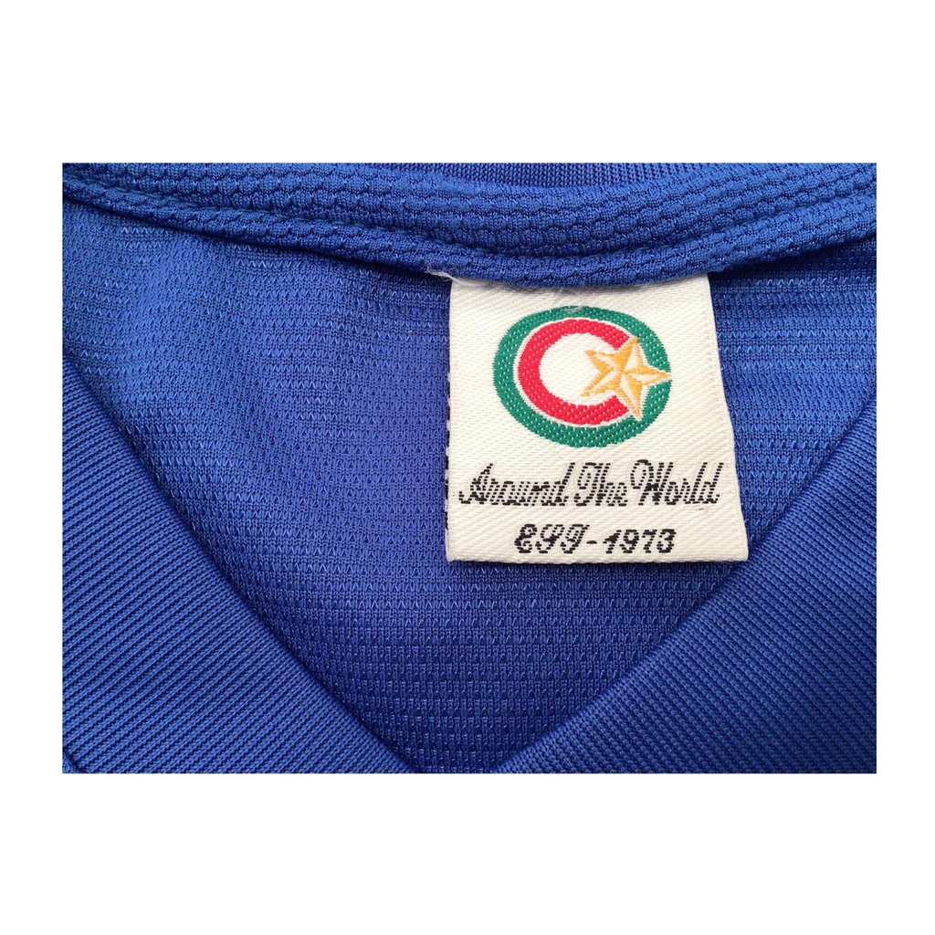 3666 Around the World Asia Y2K Vintage Athletic Soccer Shirt Blue L