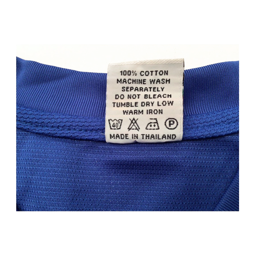 3666 Around the World Asia Y2K Vintage Athletic Soccer Shirt Blue L