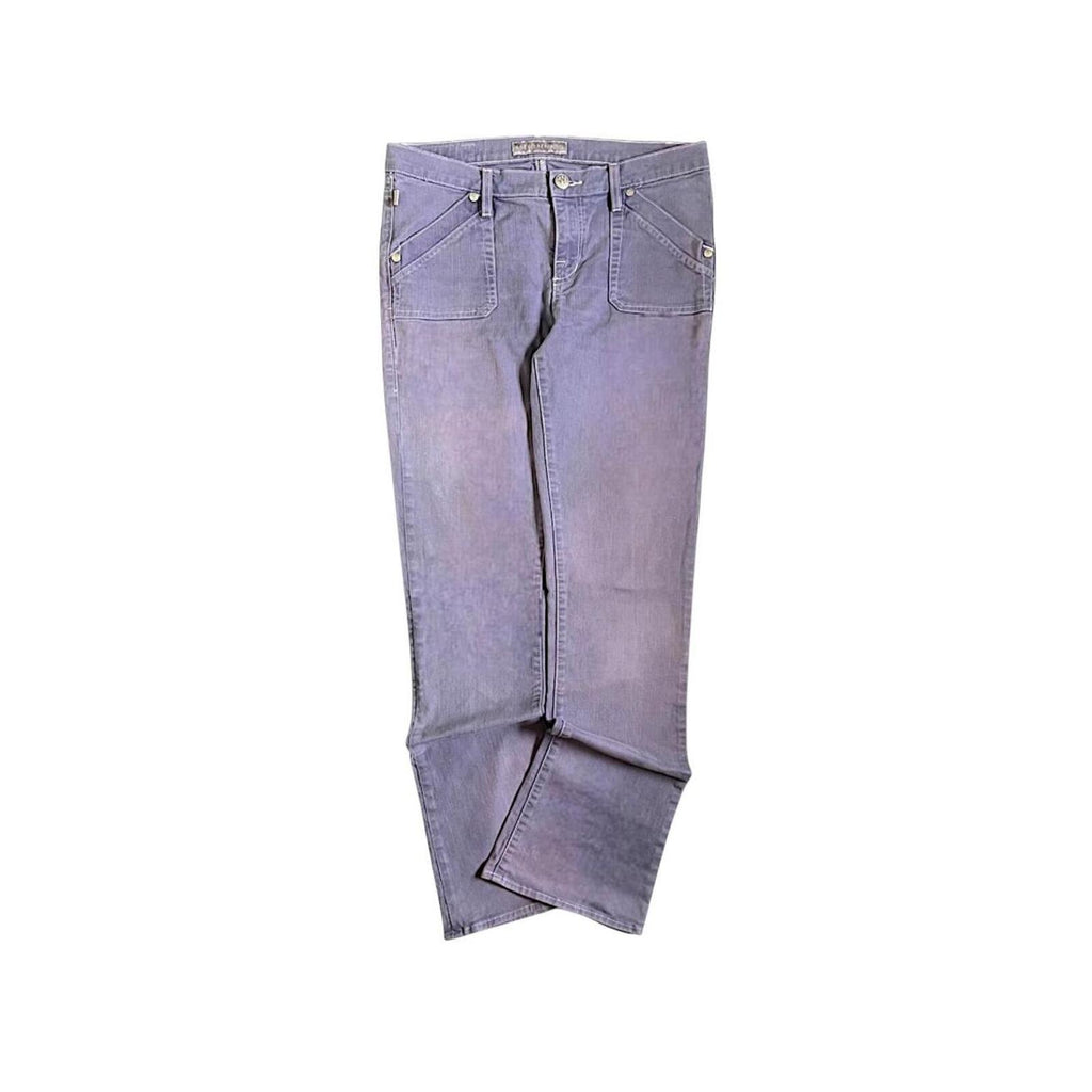 Rock & Republic Women's Edie Micro Flare Denim Lavender Y2K Vintage UK10