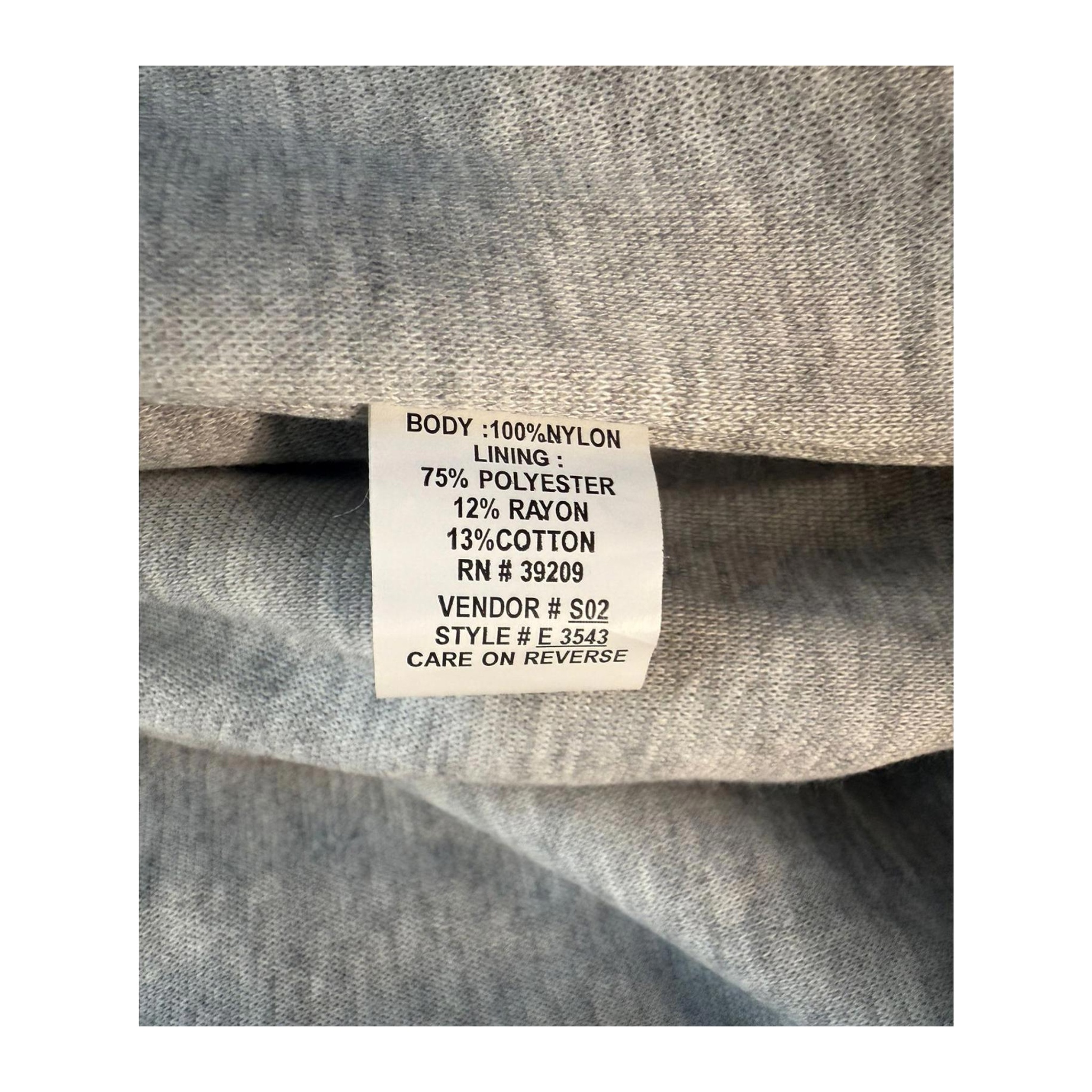 7778 Burnside 2003 Baggy Hip Hop Double Layer Winter Track Pants Black XL New W Tags