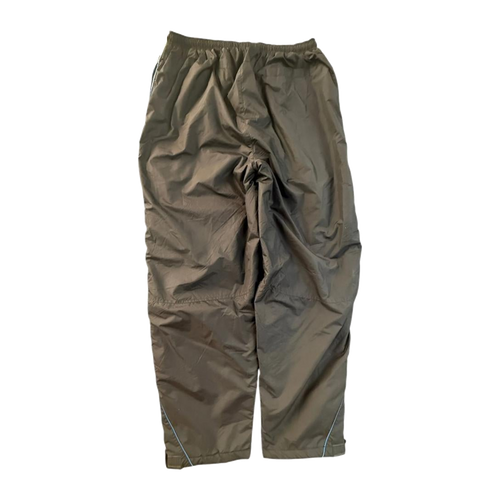 7778 Burnside 2003 Baggy Hip Hop Double Layer Winter Track Pants Black XL New W Tags