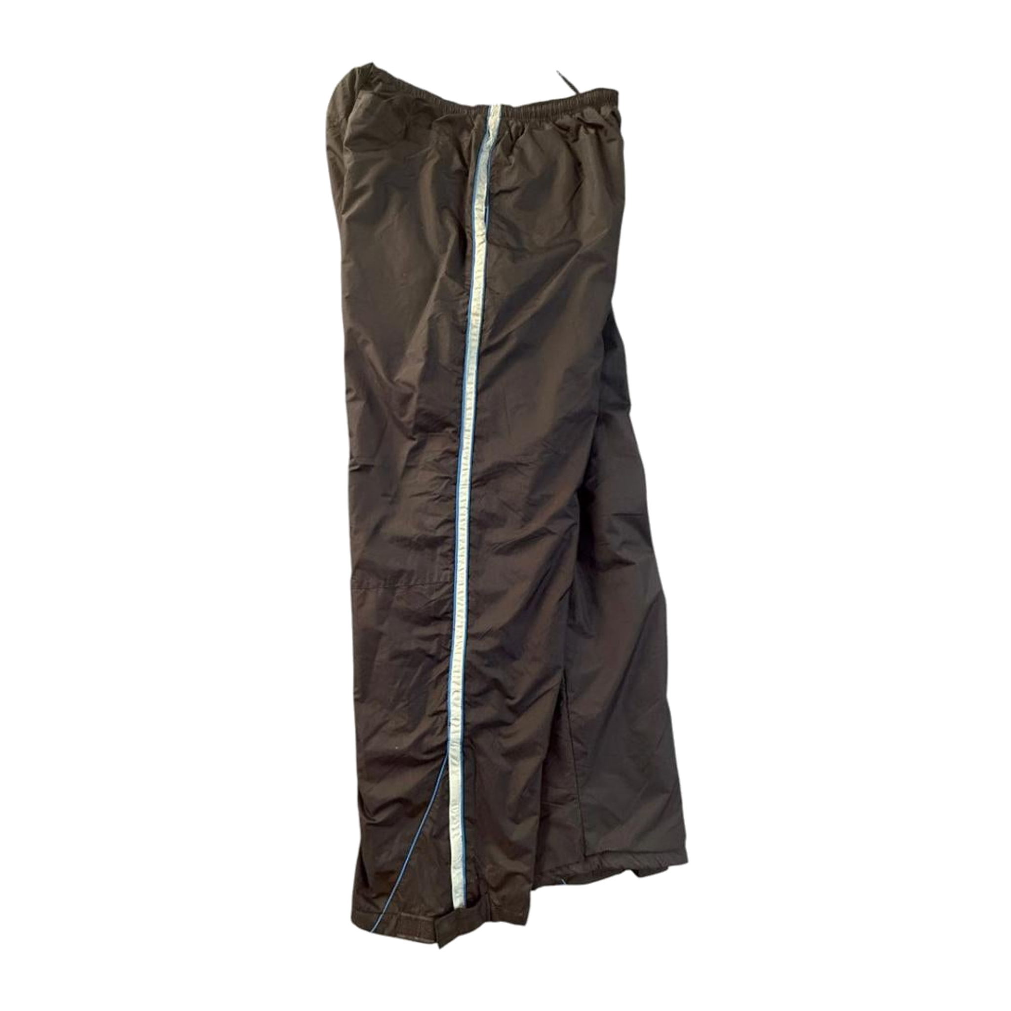 7778 Burnside 2003 Baggy Hip Hop Double Layer Winter Track Pants Black XL New W Tags