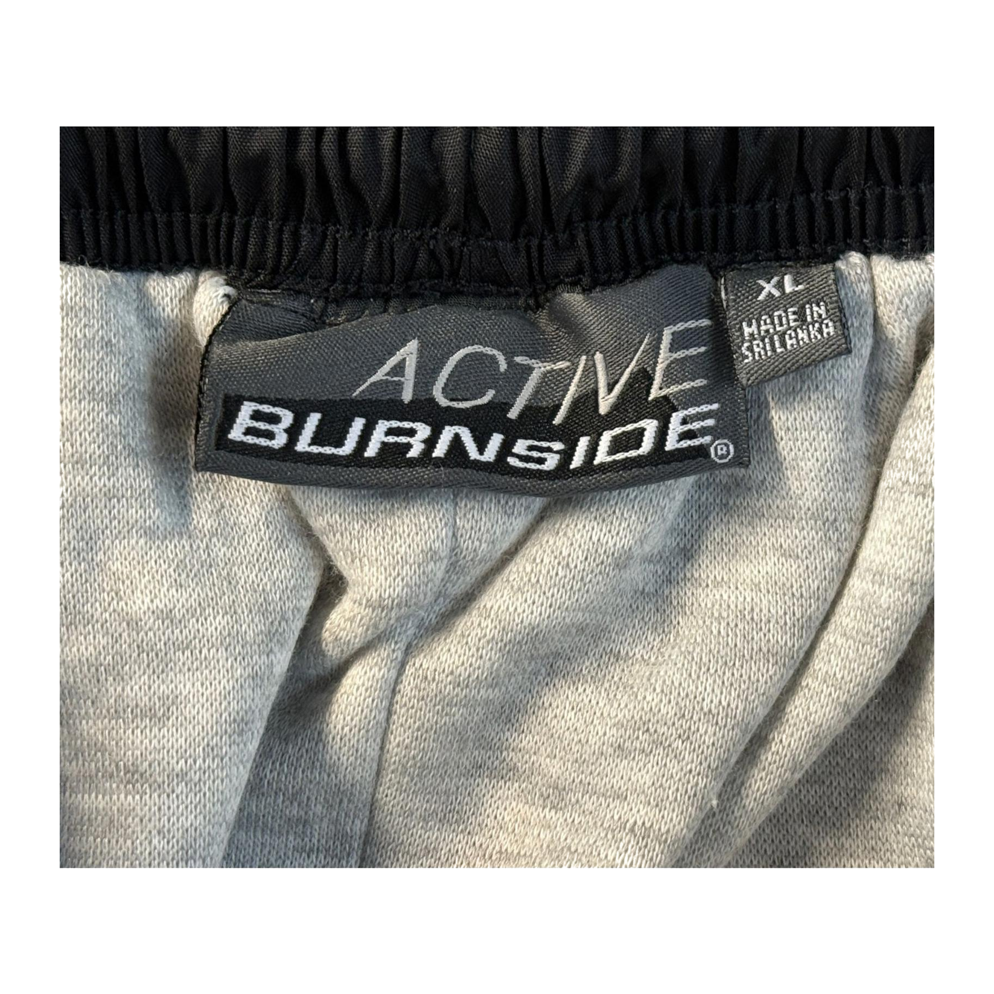 7778 Burnside 2003 Baggy Hip Hop Double Layer Winter Track Pants Black XL New W Tags