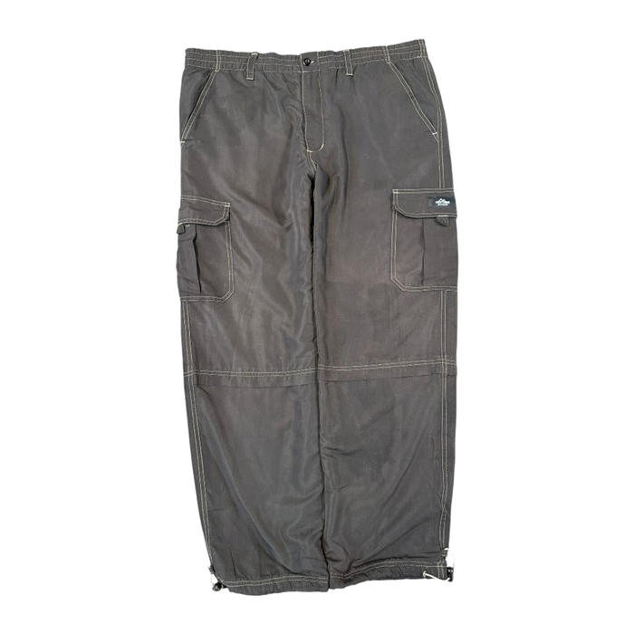 First Down Double Layer Winter Track Pants Black M