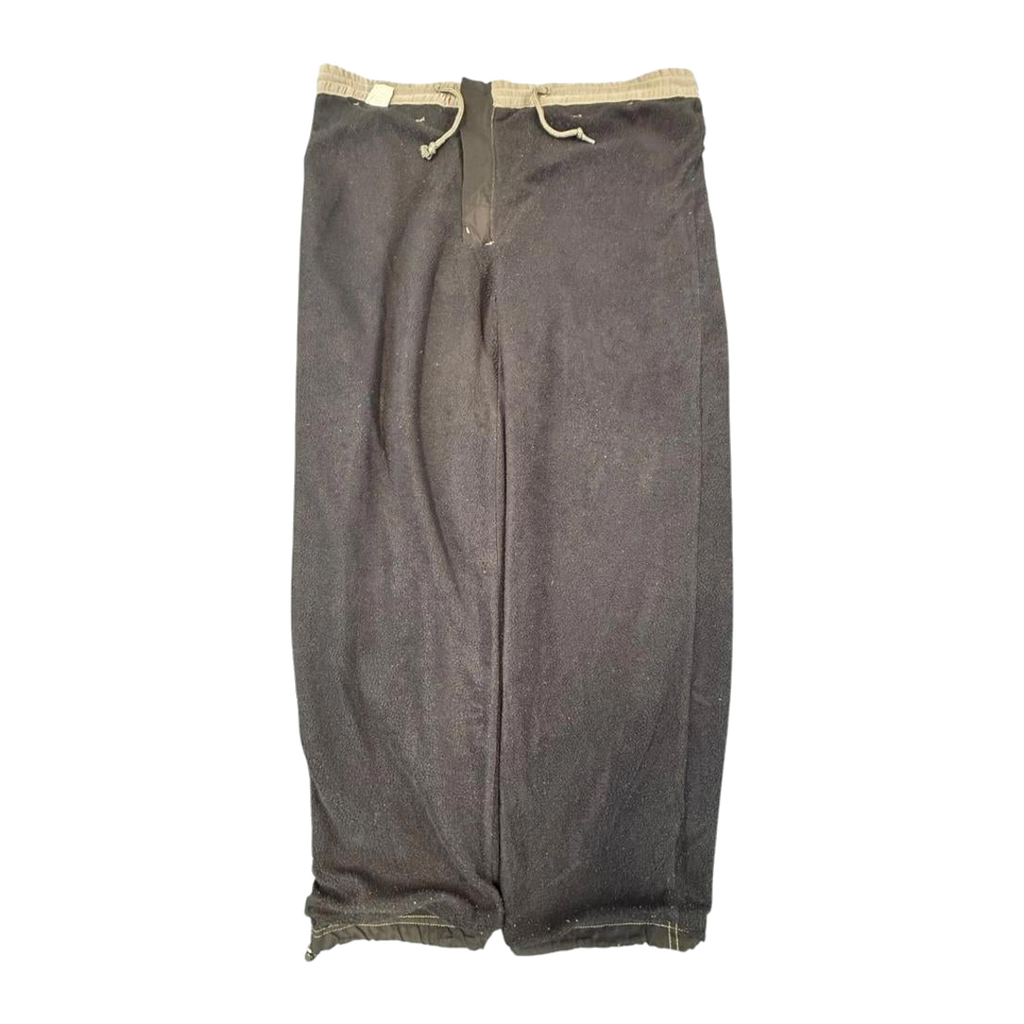 2579 First Down Double Layer Winter Track Pants Black M