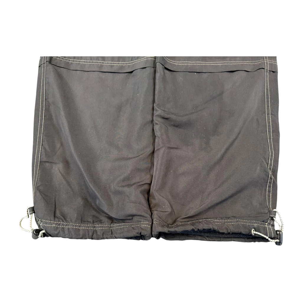 2579 First Down Double Layer Winter Track Pants Black M