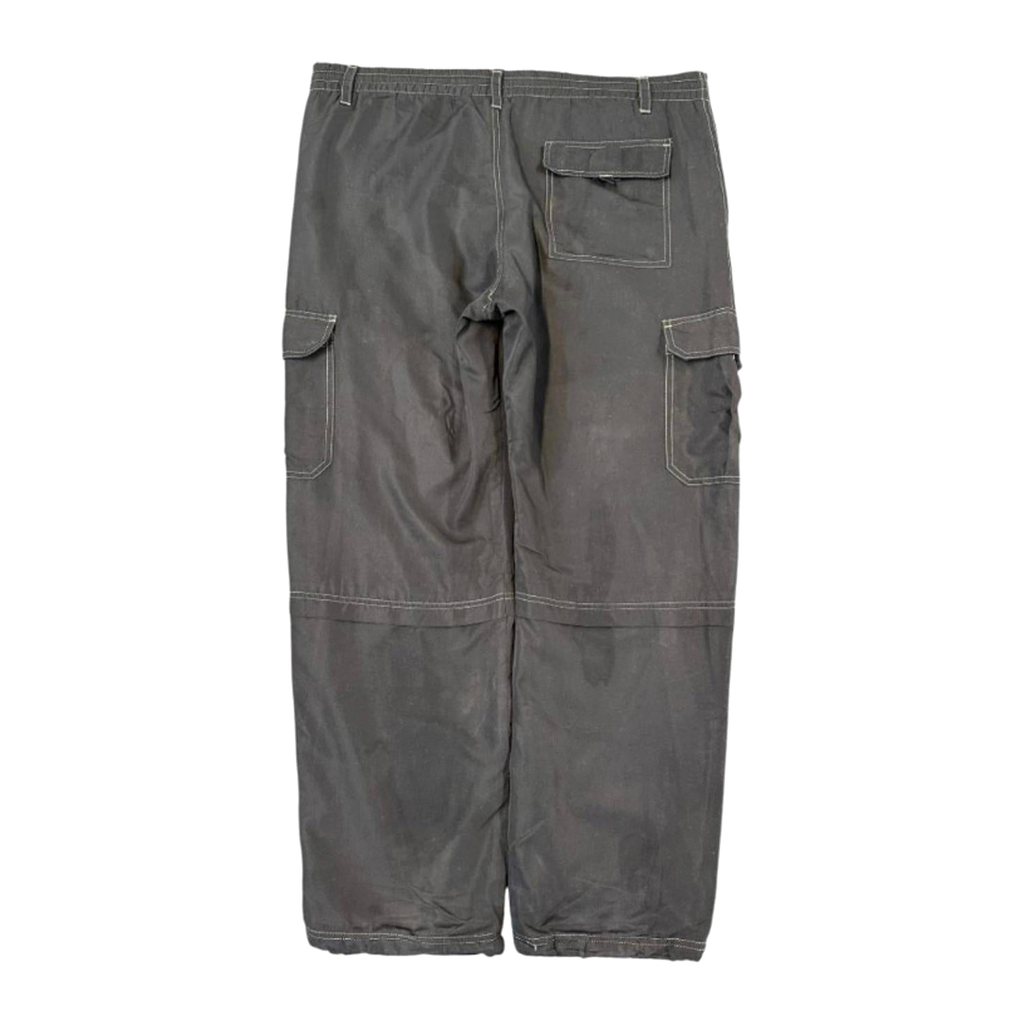 2579 First Down Double Layer Winter Track Pants Black M