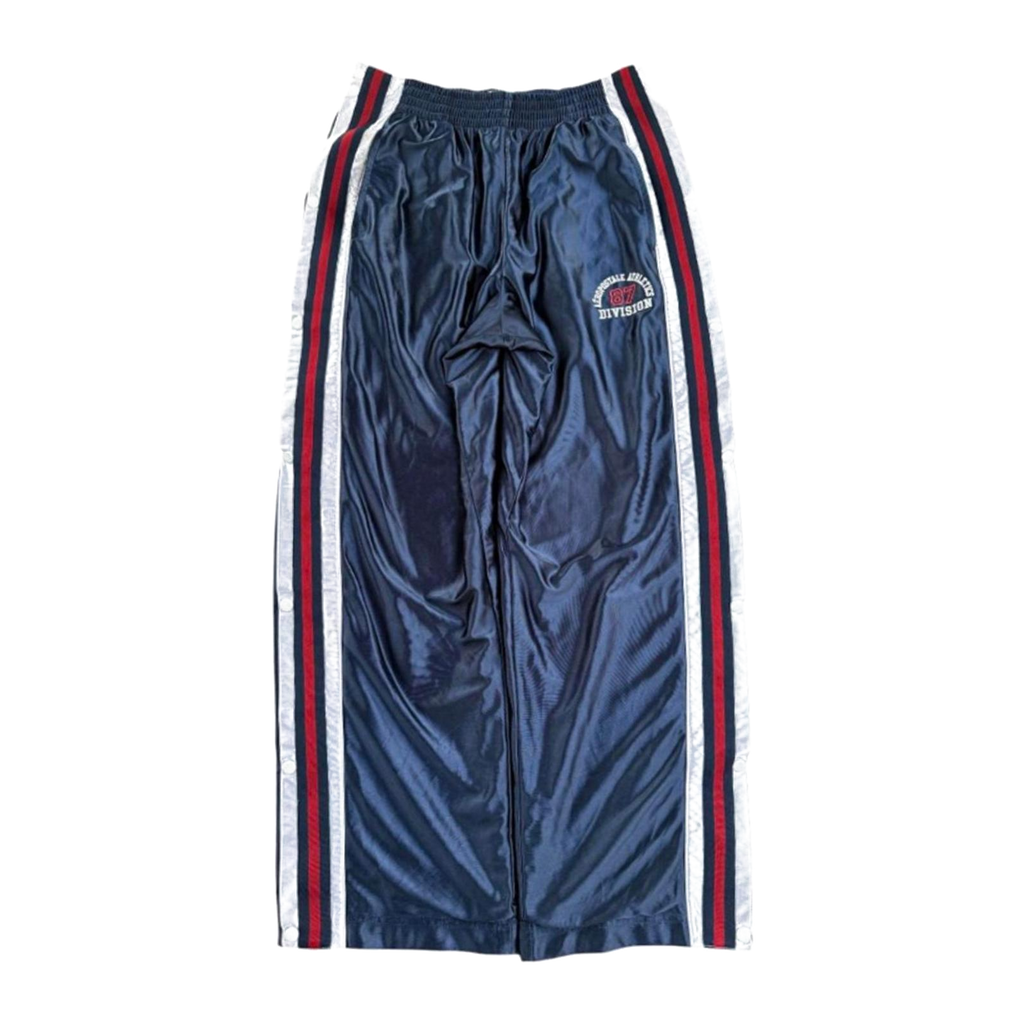 7779 Aeropostale Y2K Baggy Hip Hop Track Pants Blue L